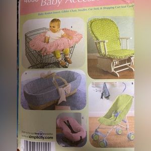 Simplicity 4636 Baby Accessories This pattern is CUT 5 Different patterns